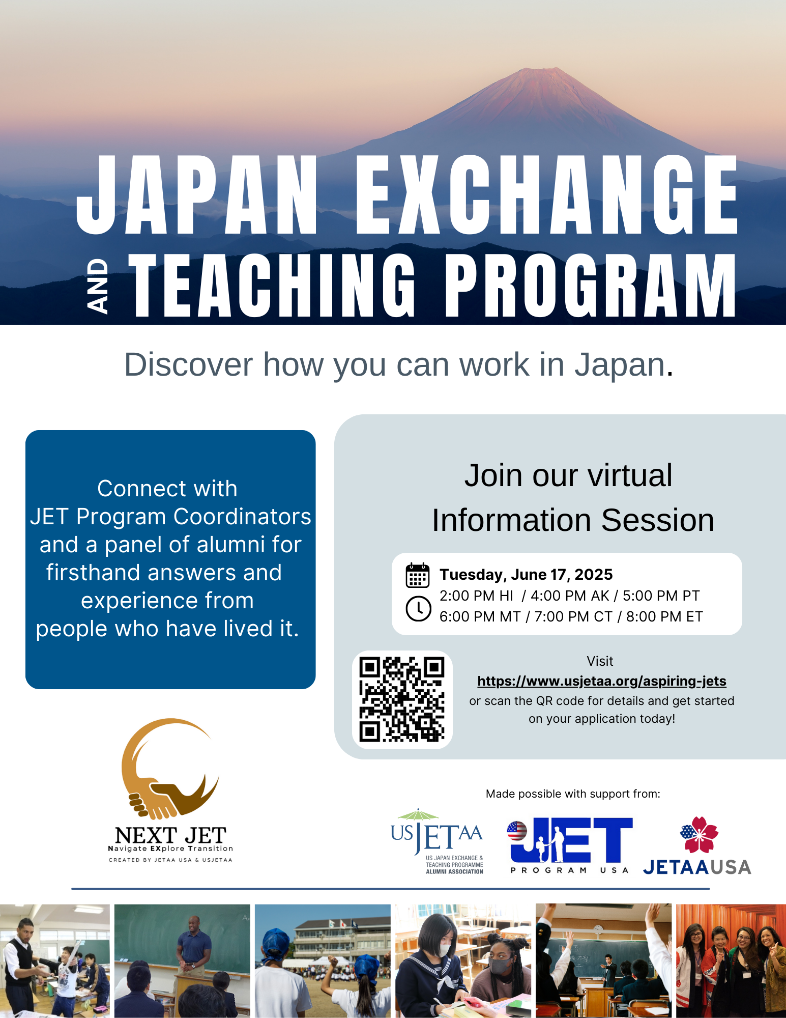 JET Info Session: June 17, 2025 — USJETAA